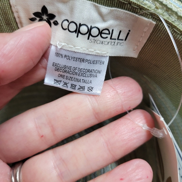 NWT women adjustable embellished Cappelli sunhat perfect for the b - Picture 5 of 7